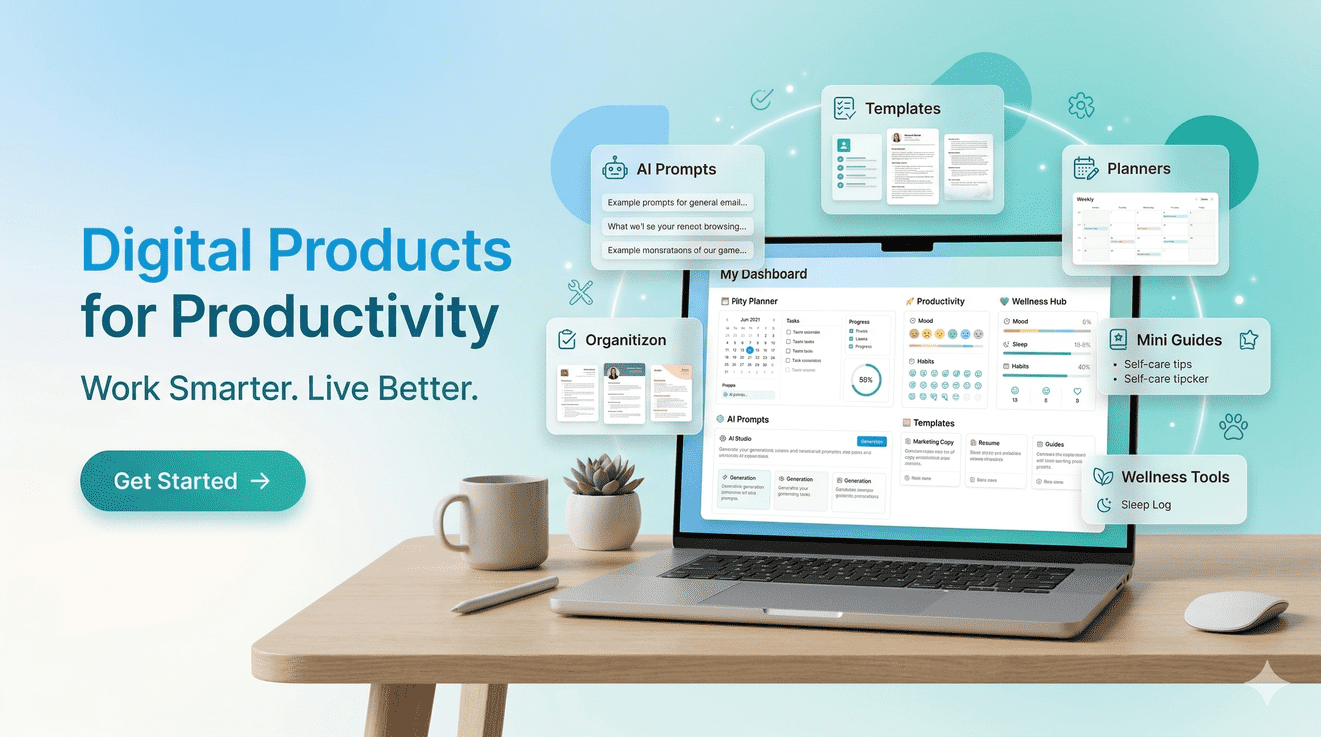 digital products for productivity