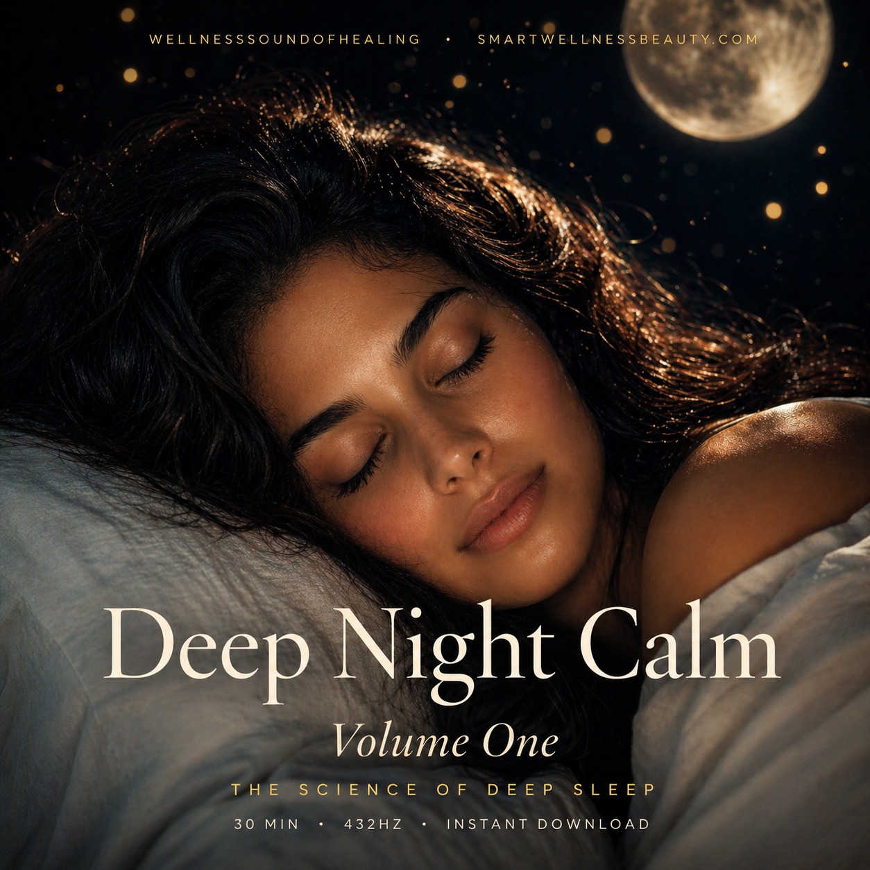 deep sleep healing audio cover