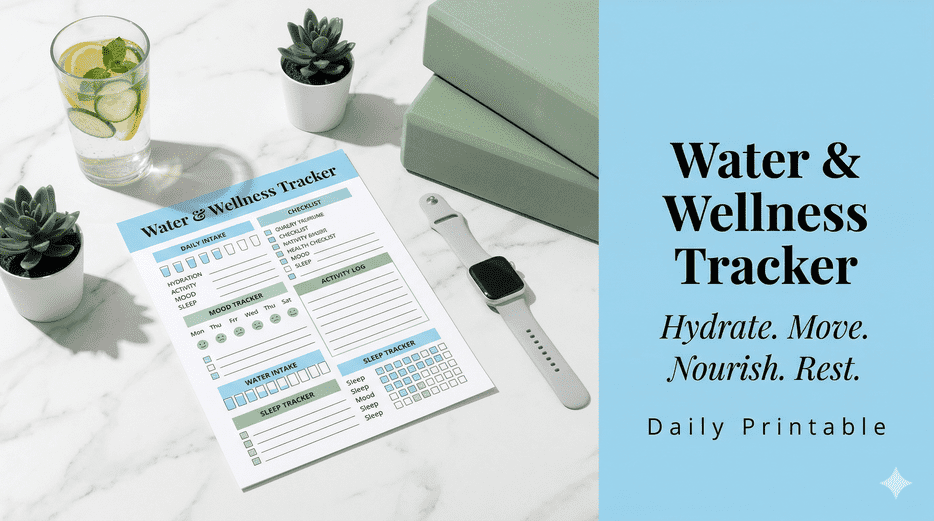 daily wellness tracker printable