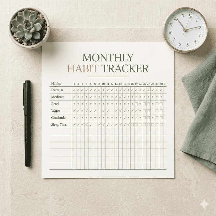 Monthly Habit Tracker